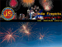 Tablet Screenshot of indiafireworks.com